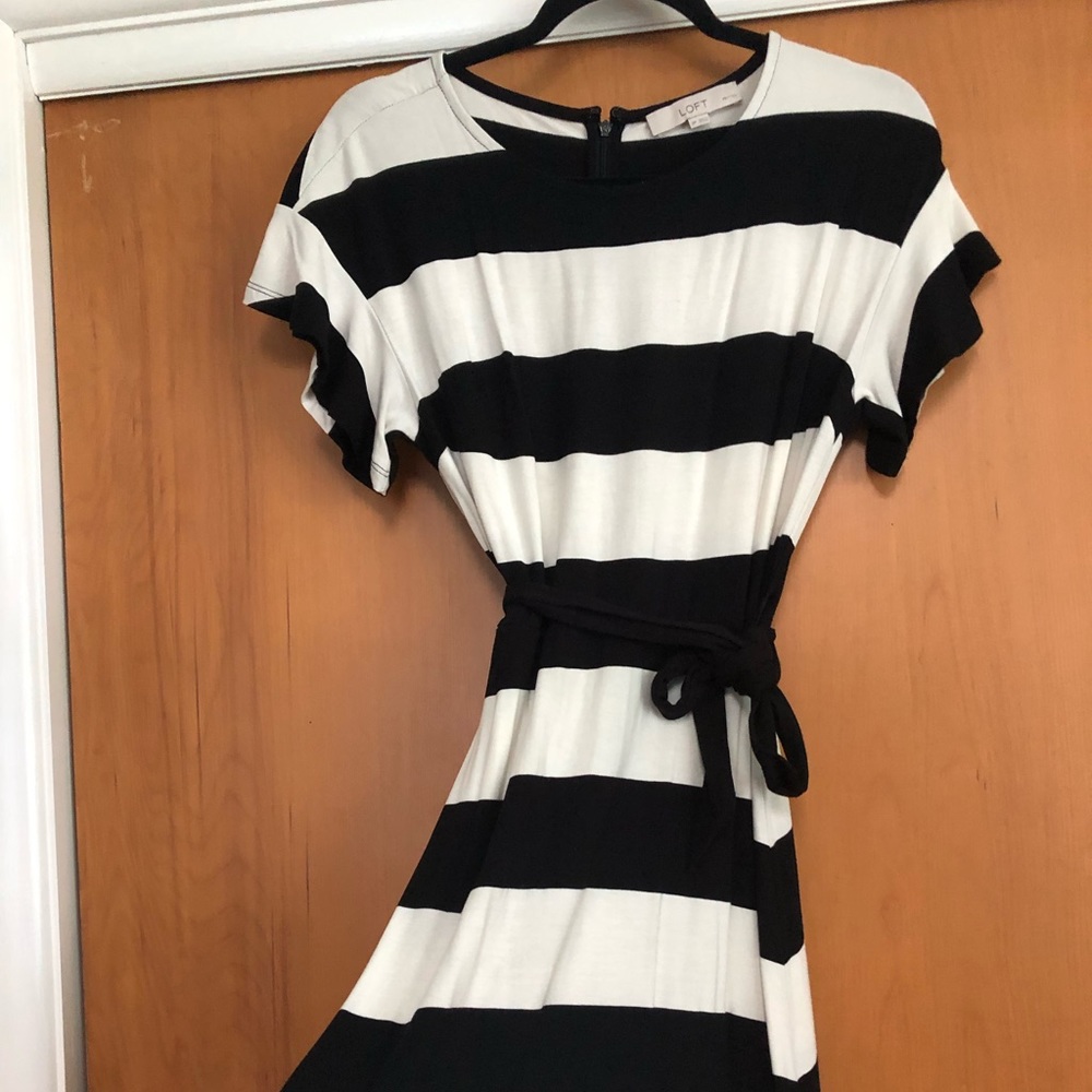 Petite Striped Dress